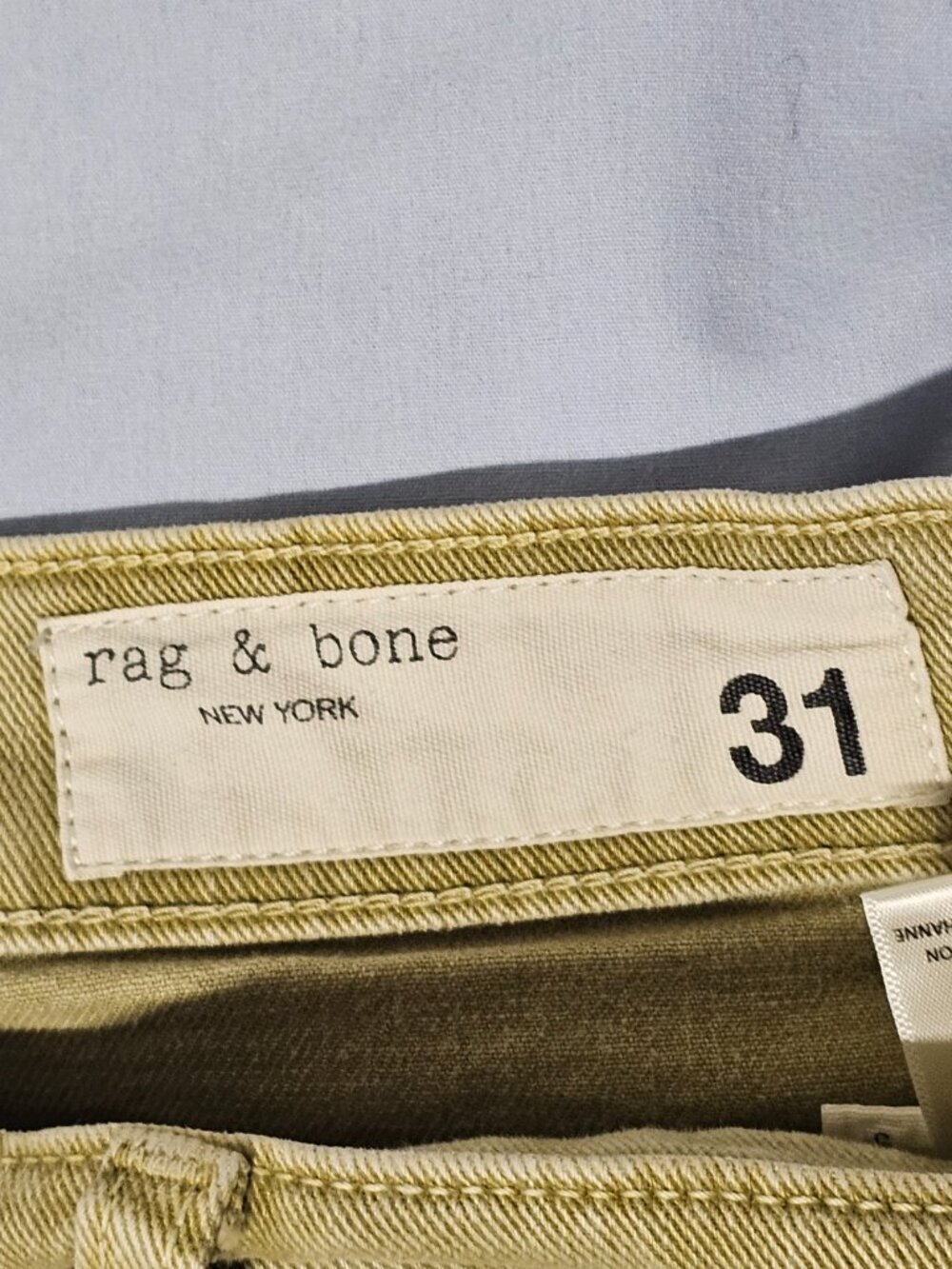 Rag & Bone Andi High Rise Ankle Wide Leg Jeans Size 31 in Sage - Picture 11 of 13